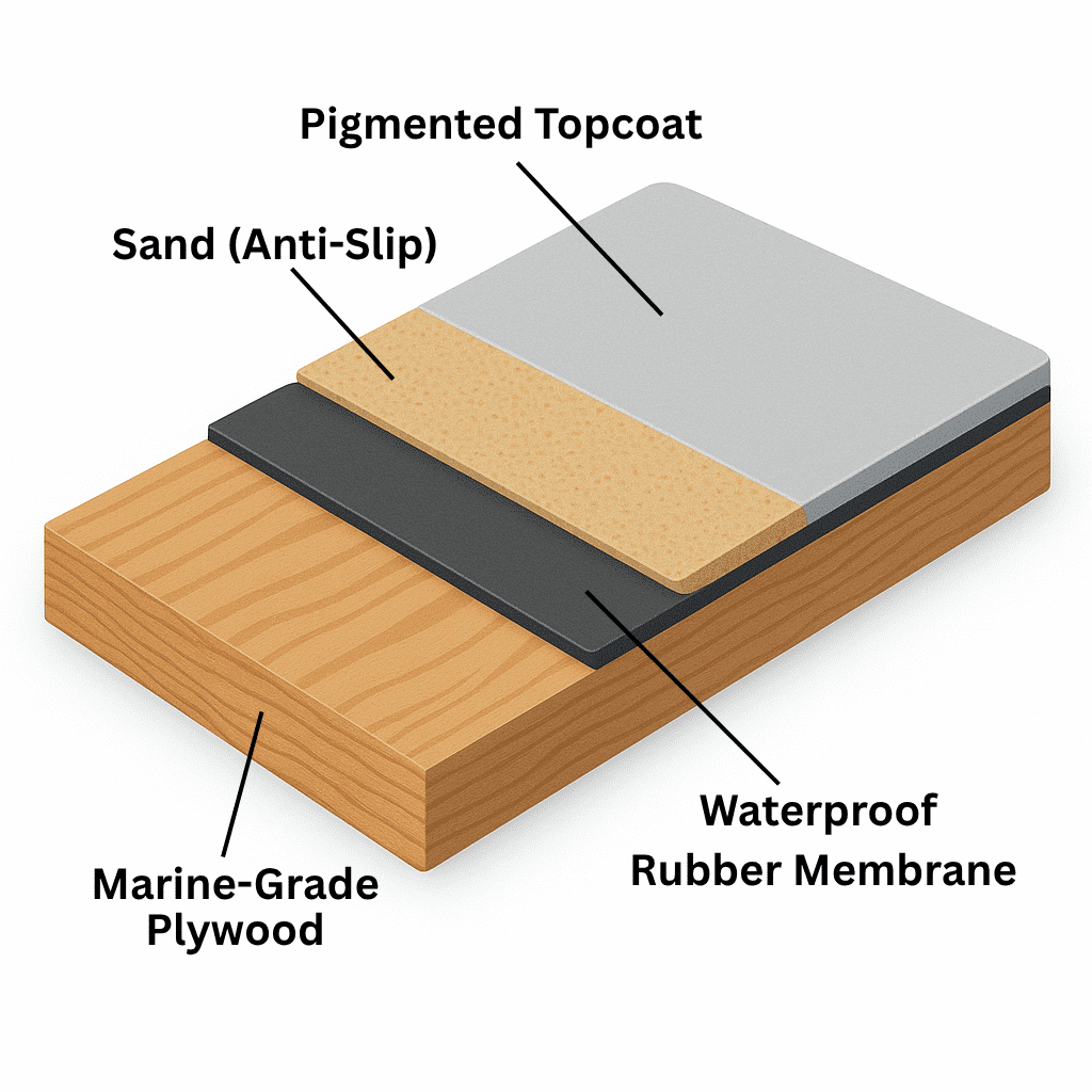 waterproof deck coating